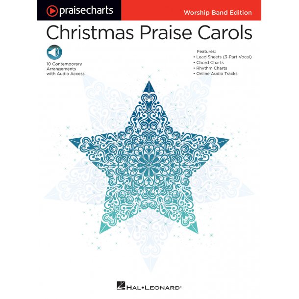 Praisecharts Christmas Praise Carols Lead Sheets Rhythm Charts Bk/Aud
