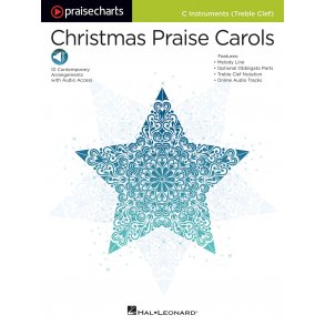 Praisecharts Christmas Praise Carols C Treble Instruments Bk/Audio