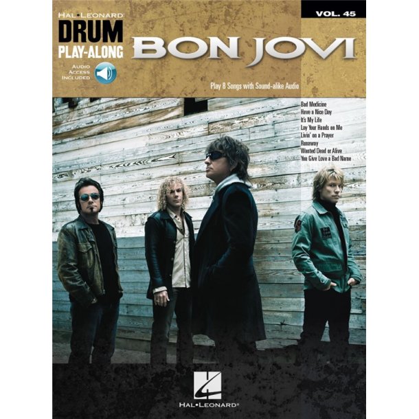 Drums Play-Along: Bon Jovi (Book/Audio)