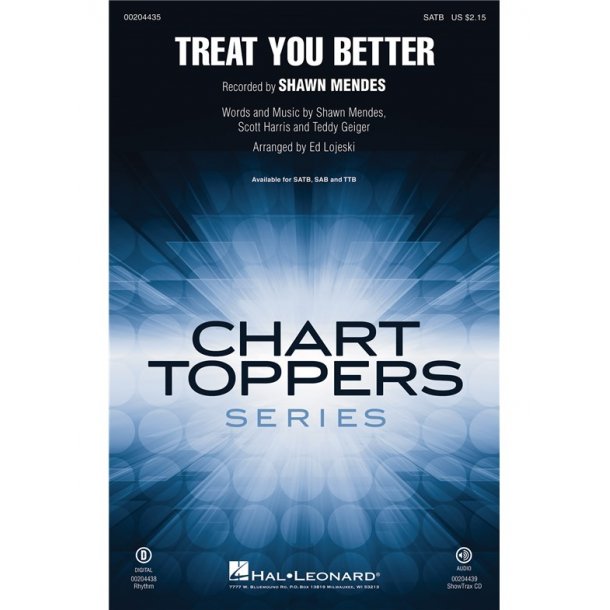 Shawn Mendes: Treat You Better (SAB)