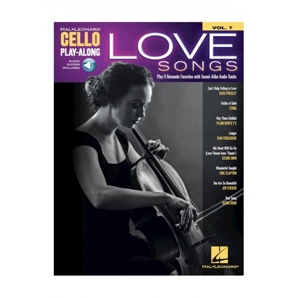 Love Songs: Cello Play-Along Volume 7