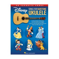 Disney Songs For Baritone Ukulele - 20 Favorite Songs