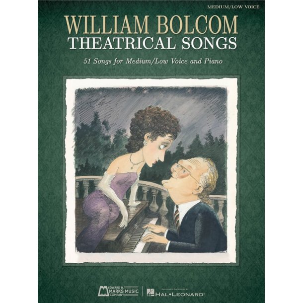 BOLCOM WILLIAM THEATRICAL SONGS MEDIUM LOW VOICE & PIANO VCE/PF BK