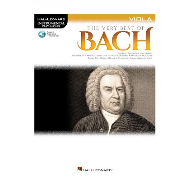 The Very Best of Bach: Instrumental Play-Along For Viola