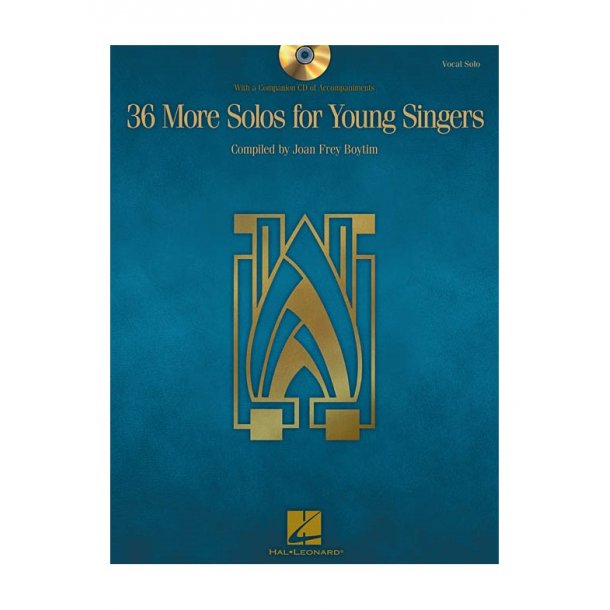 36 MORE SOLOS FOR YOUNG SINGERS (BOYTIM JOAN FREY) VOICE BOOK/CD