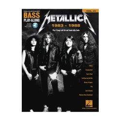 Metallica: 1983-1988 - Bass Play-Along Volume 21