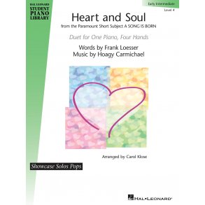 HAL LEONARD STUDENT PIANO LIBRARY HEART AND SOUL (ARR KLOSE) PF DUET