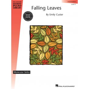 HAL LEONARD STUDENT PIANO LIBRARY CUSTER FALLING LEAVES PF BK