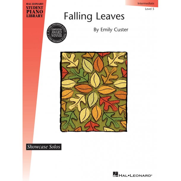 HAL LEONARD STUDENT PIANO LIBRARY CUSTER FALLING LEAVES PF BK