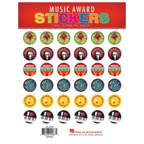 Music Award Stickers