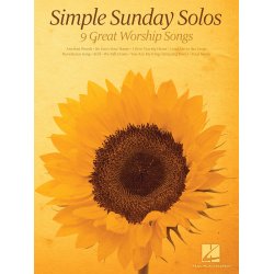 SIMPLE SUNDAY SOLOS BEGINNING PIANO SOLO SONGBOOK BK