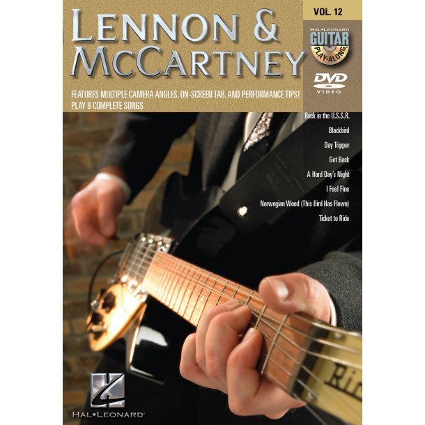 GUITAR PLAY-ALONG VOLUME 12 LENNON &amp; MCCARTNEY GUITAR DVD