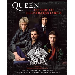 QUEEN THE COMPLETE ILLUSTRATED LYRICS PAPERBACK BAM BOOK