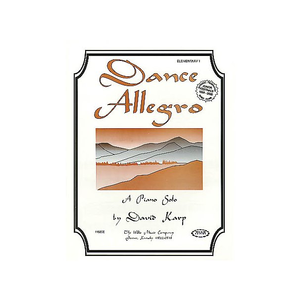 Karp Dance Allegro Pf Solo Sheet