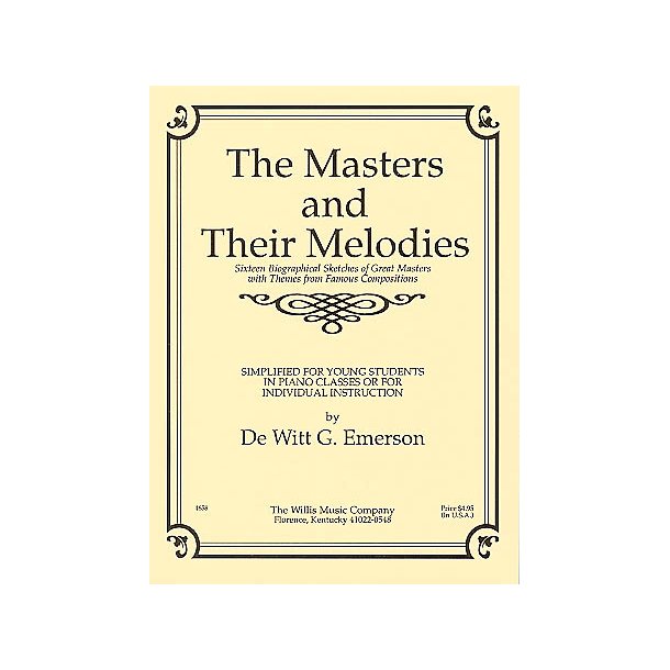 Mastrs & Their Melodies (Emerson) Pf