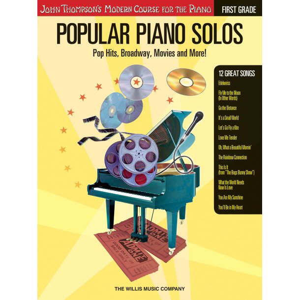 Popular Piano Solos 1st Grd Pf Bk