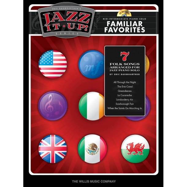 JAZZ IT UP FAMILIAR FAVORITES (BAUMGARTNER ERIC) PIANO BOOK/CD