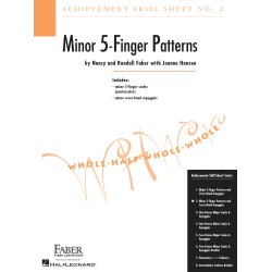Faber/Weisman: Achievement Skill Sheet No. 2, Minor 5-Finger Patterns