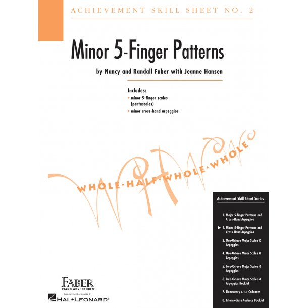 Faber/Weisman: Achievement Skill Sheet No. 2, Minor 5-Finger Patterns