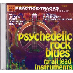 PRACTICE TRACKS PLAY WITH THE BAND PSYCHEDELIC ROCK BLUES CD