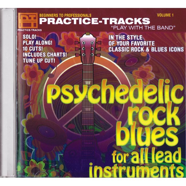PRACTICE TRACKS PLAY WITH THE BAND PSYCHEDELIC ROCK BLUES CD