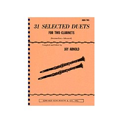 31 Selected Duets For Two Clarinets (Arr Arnold Jay) 2clt Book