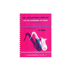 28 SELECTED DUETS INTERMED-ADV (ARNOLD) TWO SAXOPHONES OR OBOES BOOK