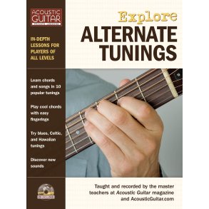 EXPLORE ALTERNATE TUNINGS ACOUSTIC GUITAR TAB BOOK/CD