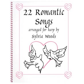 22 ROMANTIC SONGS (ARR WOODS SYLVIA) HARP BOOK