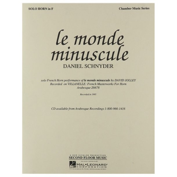 Le Monde Miniscule (French Horn)