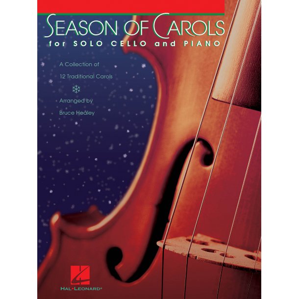 Season Of Carols (Arr Healey Bruce) Easy Solo Cello &amp; Piano Book