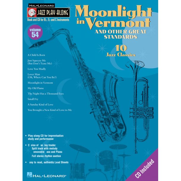 Jpa Vol 54 Moonlight Vermont Bk/Cd