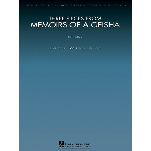 WILLIAMS 3 PCS MEMOIRS GEISHA VLC/PF