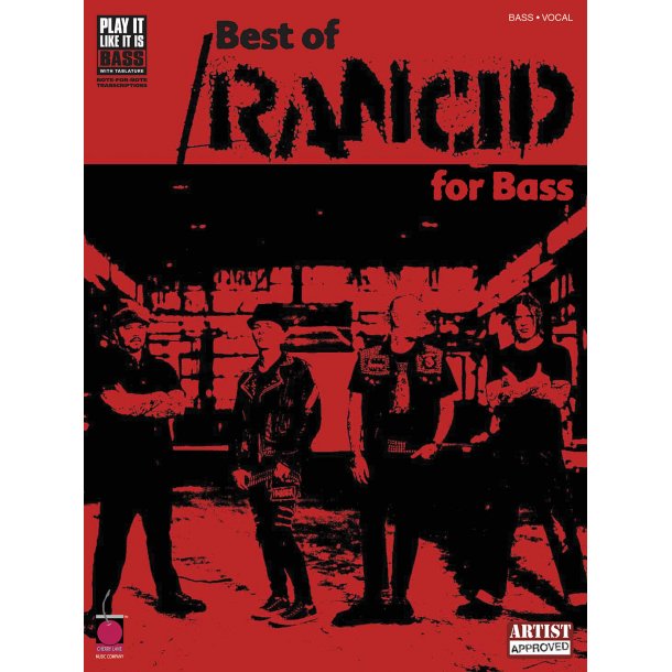 RANCID BEST OF FOR BASS GUITAR TAB BOOK