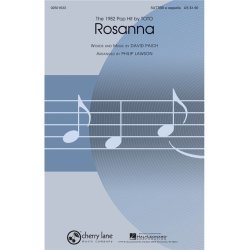 PAICH DAVID ROSANNA (LAWSON PHILIP) SATTBB A CAPPELLA CHORAL