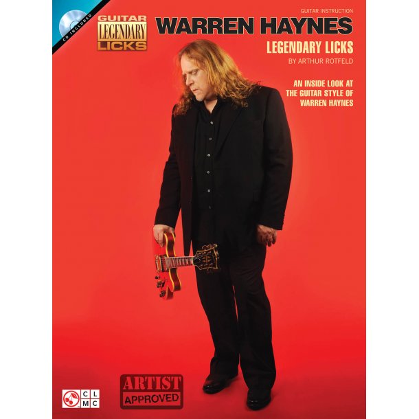 HAYNES WARREN LEGENDARY LICKS GTR BK/CD