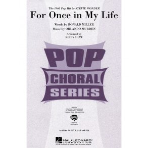 Stevie Wonder: For Once In My Life - SSA