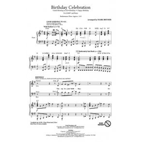Birthday Celebration Medley (Arr Brymer Mark) Showtrax Cd
