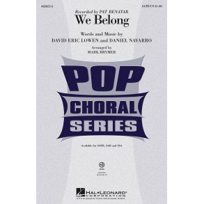 Lowen David/Navarro Daniel We Belong (Arr Brymer Mark) Satb Choral