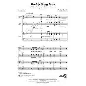 Perkins Carl Daddy Sang Bass (Arr Shaw Kirby) Showtrax Cd