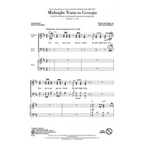 GLADYS KNIGHT & THE PIPS MIDNIGHT TRAIN TO GEORGIA (STEVE ZEGREE) SATB