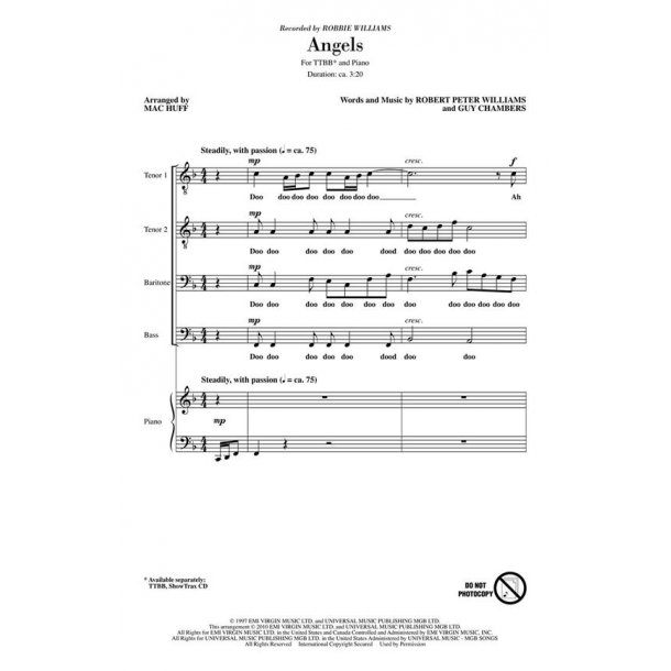 WILLIAMS ROBBIE ANGELS (HUFF MAC) SHOWTRAX CD