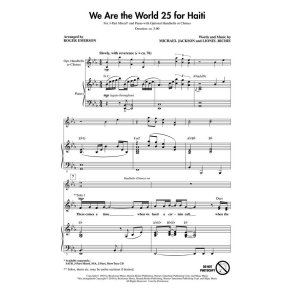RICHIE/JACKSON WE ARE THE WORLD 25 FOR HAITI (EMERSON) 3PT MIXED CHOR