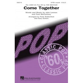 BEATLES COME TOGETHER (RUTHERFORD/ECKERT) SATBB A CAPPELLA CHORAL