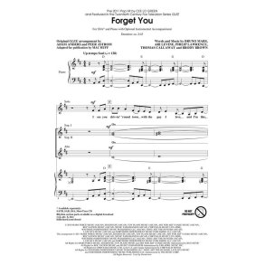 GREEN CEE LO FORGET YOU GLEE (ED HUFF MAC) SSA CHORAL