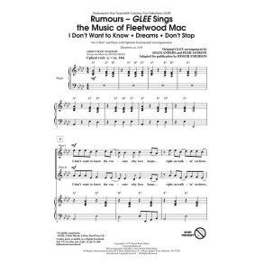 RUMOURS GLEE SINGS THE MUSIC OF FLEETWOOD MAC (EMERSON ROGER) 2PT CHOR
