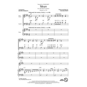 SWIFT TAYLOR MEAN (EMERSON ROGER) 3 PART MIXED CHORAL