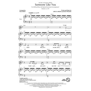 ADKINS ADELE/WILSON DAN SOMEONE LIKE YOU (ARR HUFF MAC) SHOWTRAX CD