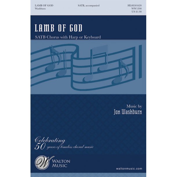 Washburn John Lamb Of God Satb Choral