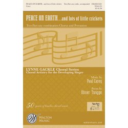 PAUL CAREY & OLIVER TWIGGE PEACE ON EARTH LOTS OF LITTLE CRICKETS 2PT